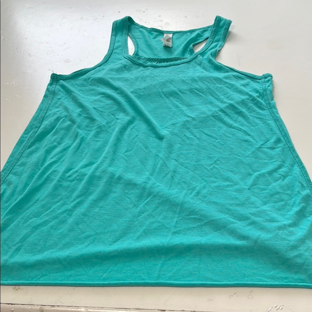 Bella Canvas Small Blue Sleeveless Basic Tank Top